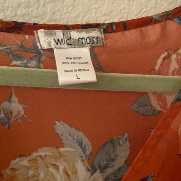 Sheer Floral Top Boot Barn - Picture 7 of 7